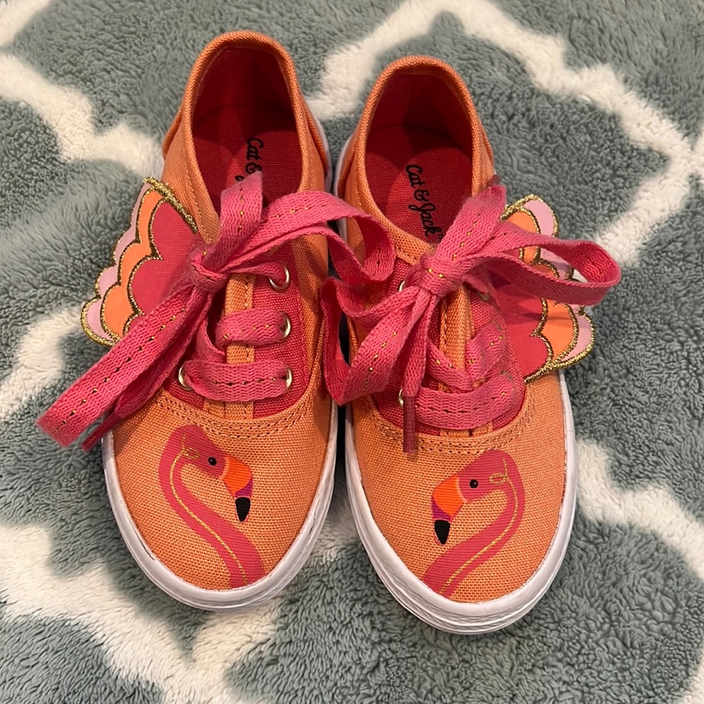 Cat & Jack Flamingo Shoes for Toddler Girls